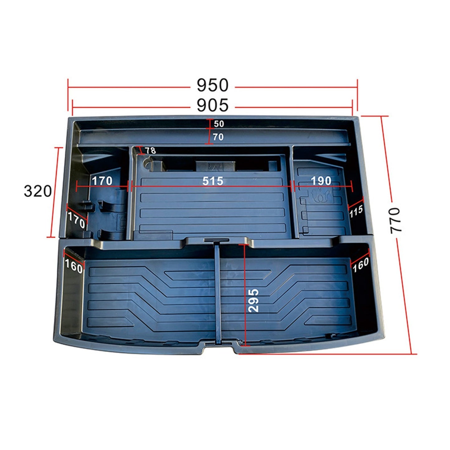 BYD Sealion 6 Boot Custom Organiser Rear Trunk Storage Tray