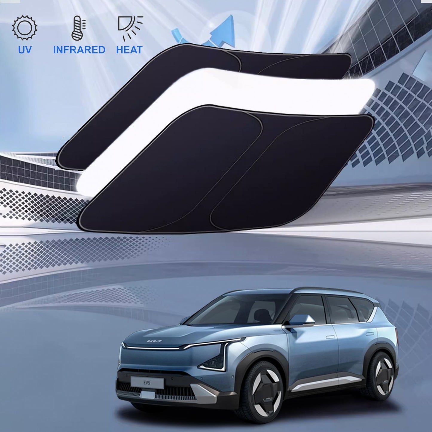 Kia EV5 WindScreen Sun Shade WindShield Protector Sunshade