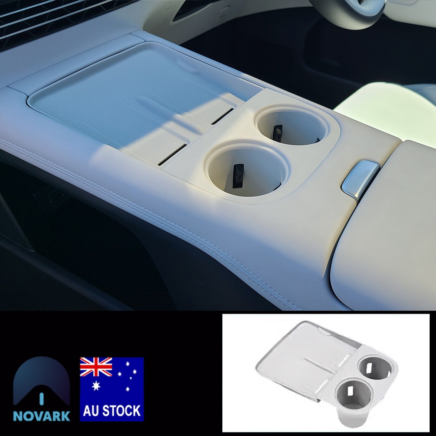 Xpeng G6 Cup Holder Insert Pad Centre Armrest Silicone Pad Organiser Accessories