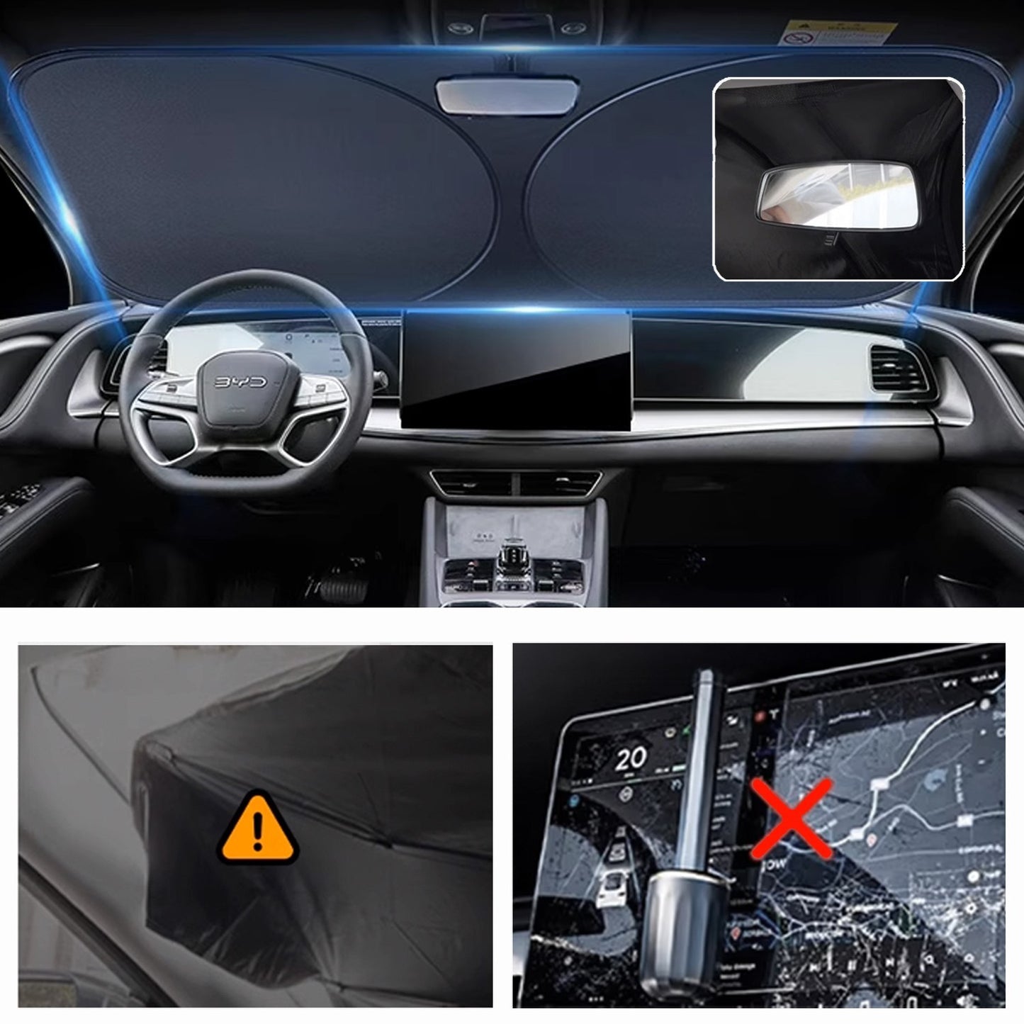 BYD Sealion 7 2025+ WindScreen Sun Shade WindShield Protector Sunshade