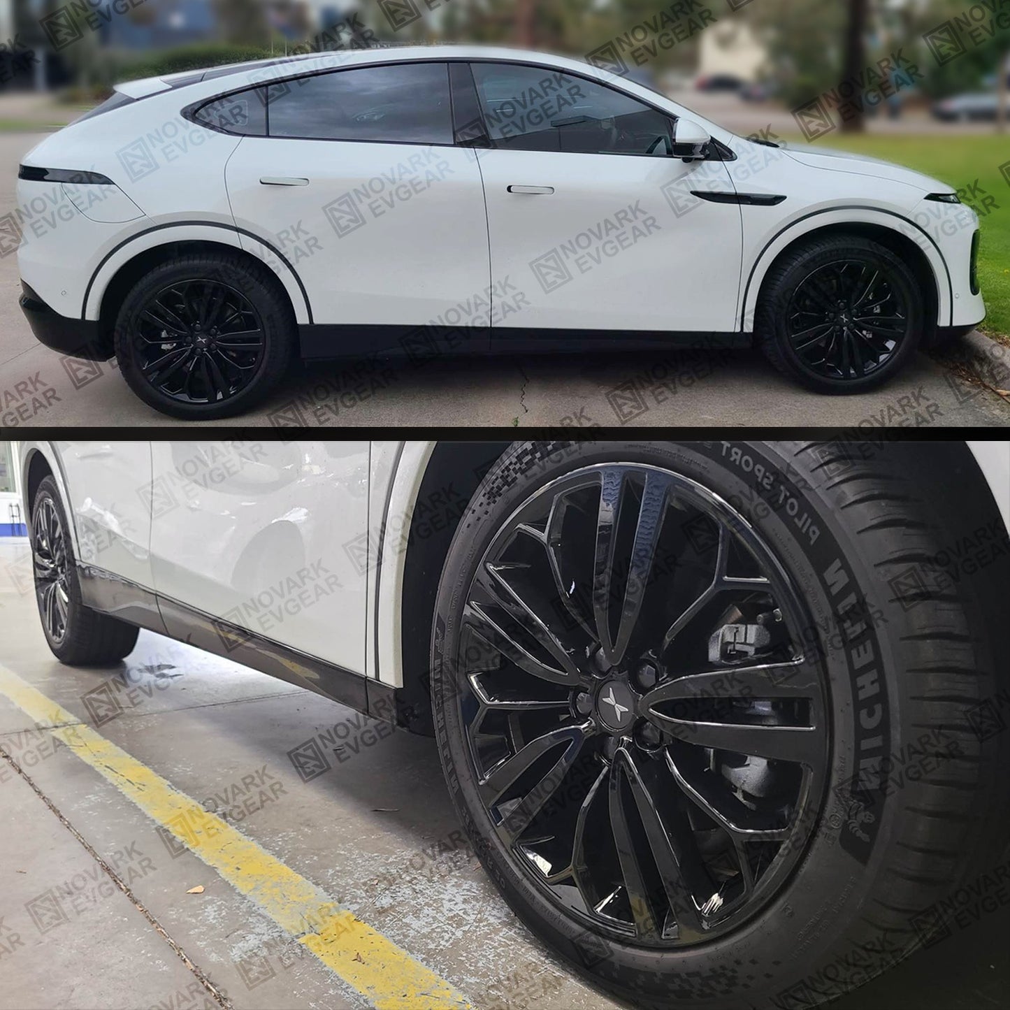 Xpeng G6 20inch Wheel Rim Cover Hubcap Protection Accessories Glossy Black