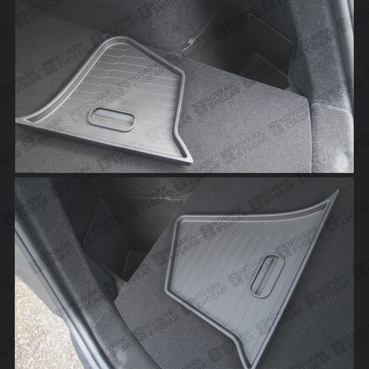 Tesla Model Y Juniper 2025+ Trunk Side Storage Bins Rear Boot Organizer Box