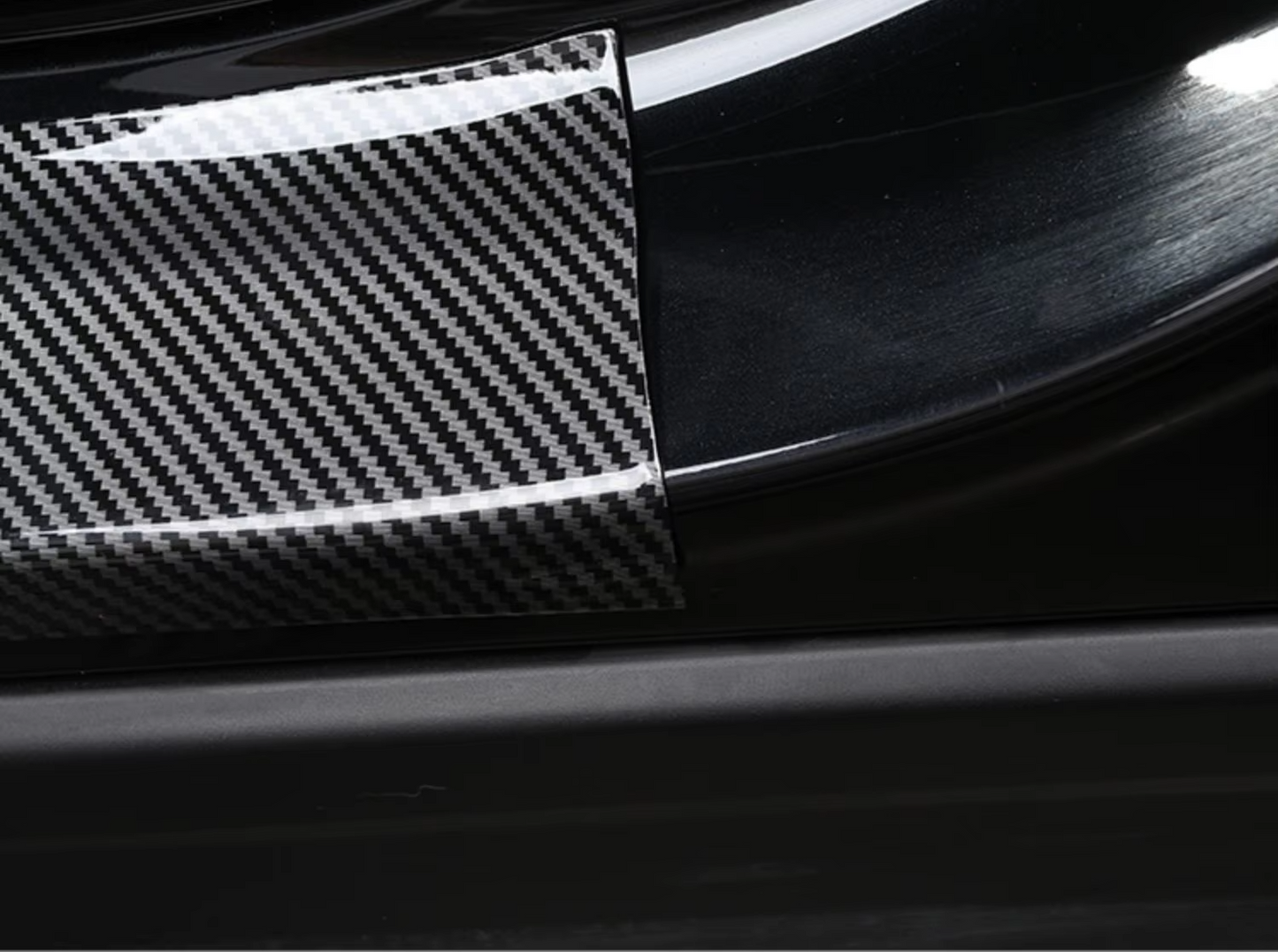 BYD Sealion 7 Boot Sill Protector Rear Trunk Scuff Plates Carbon Fiber Texture