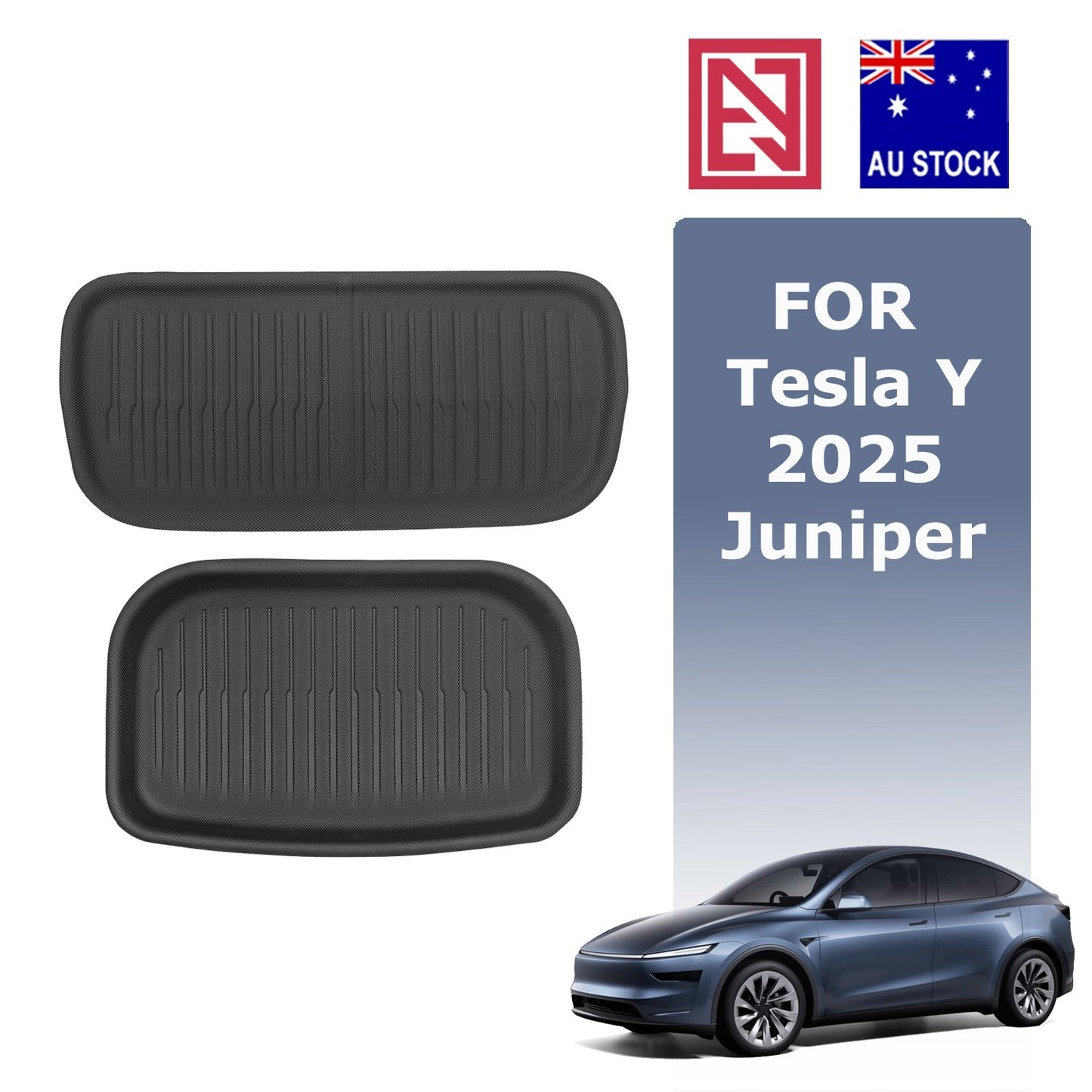 Tesla Model Y Juniper 2025+ XPE Floor Mats Boot Liner Frunk Cargo Trunk Mat