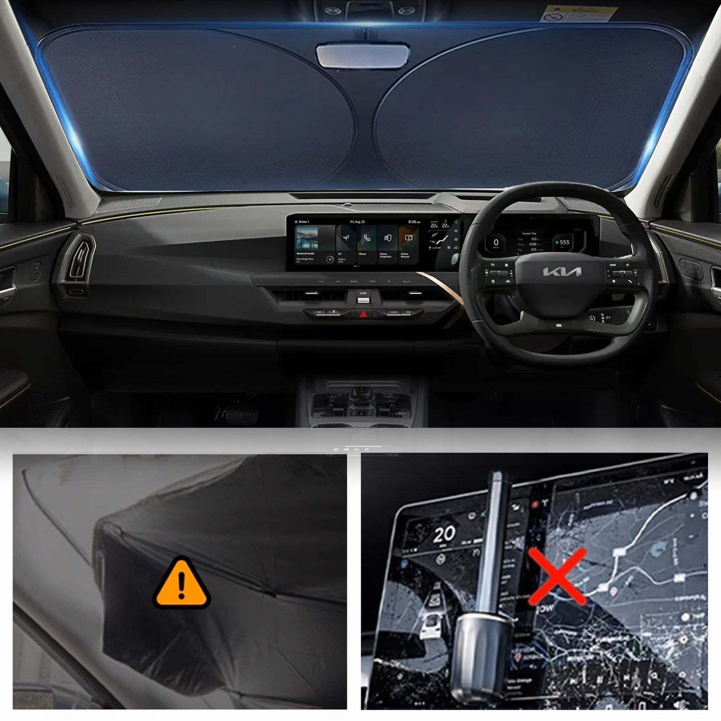 Kia EV5 WindScreen Sun Shade WindShield Protector Sunshade