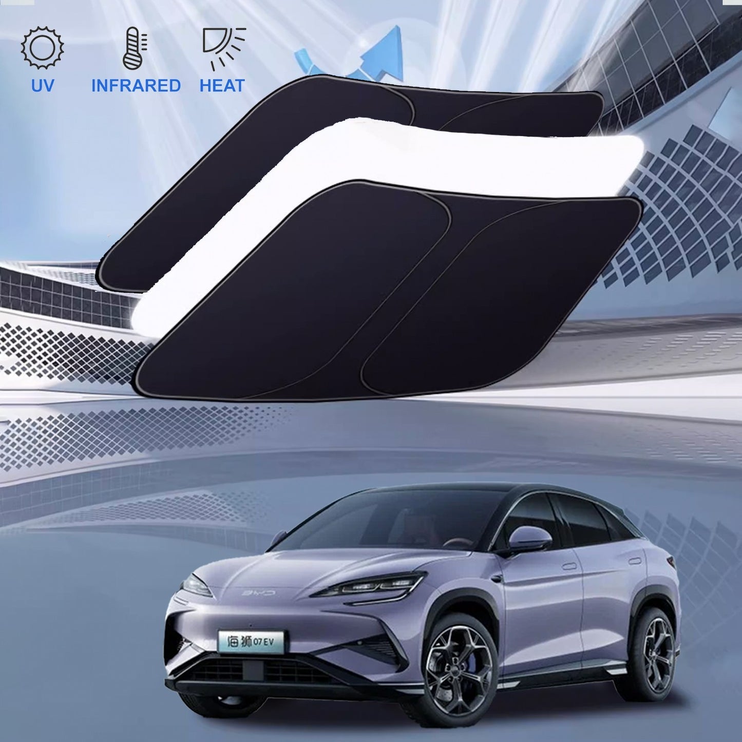 BYD Sealion 7 2025+ WindScreen Sun Shade WindShield Protector Sunshade