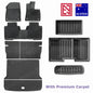 Zeekr 7X 2025+ All-Weather Floor Mats with Premium Carpet Overlay