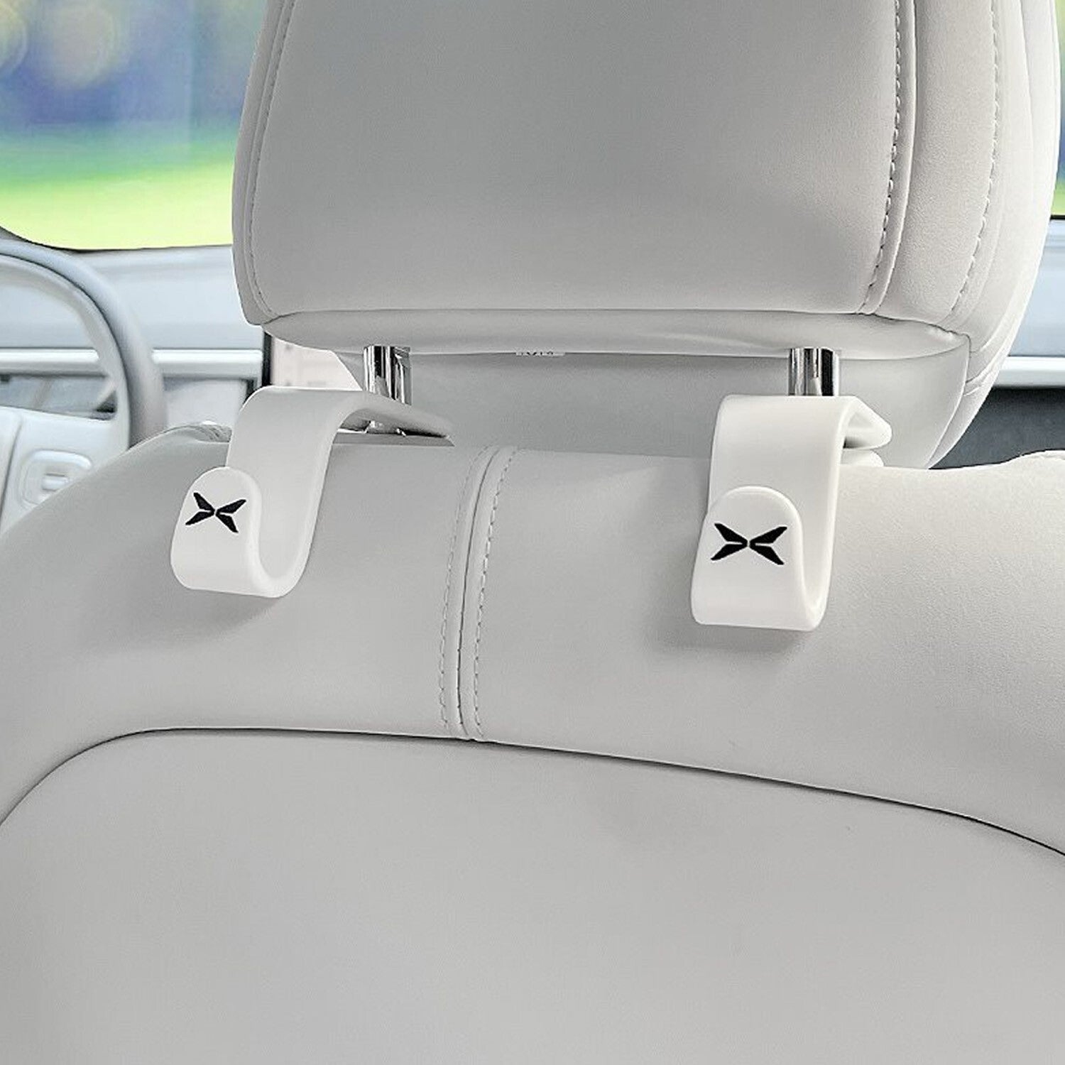 Xpeng G6 Seat Hooks 2-piece set Black/White Xpeng G6 Hanger Accessories