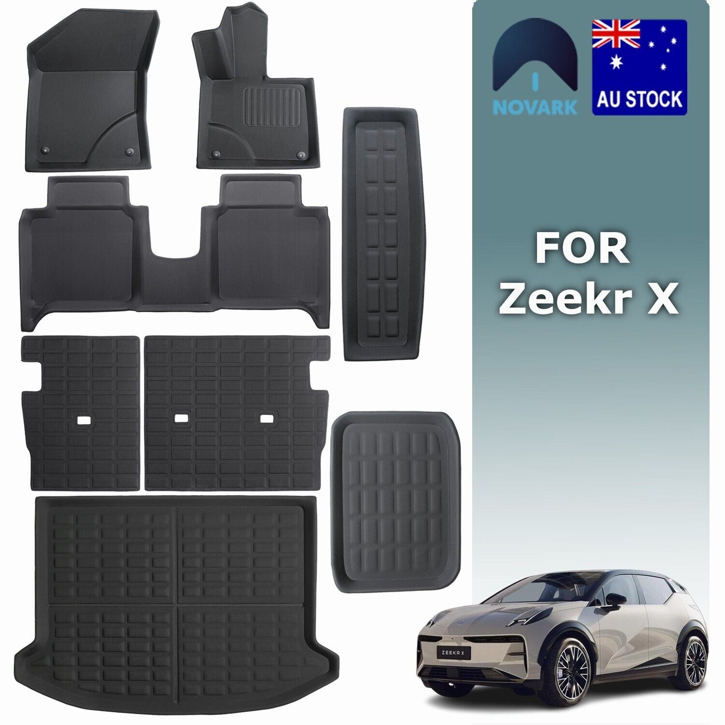 All-Weather Zeekr X 7 Floor Mats Boot Liner 3D XPE/Carpet