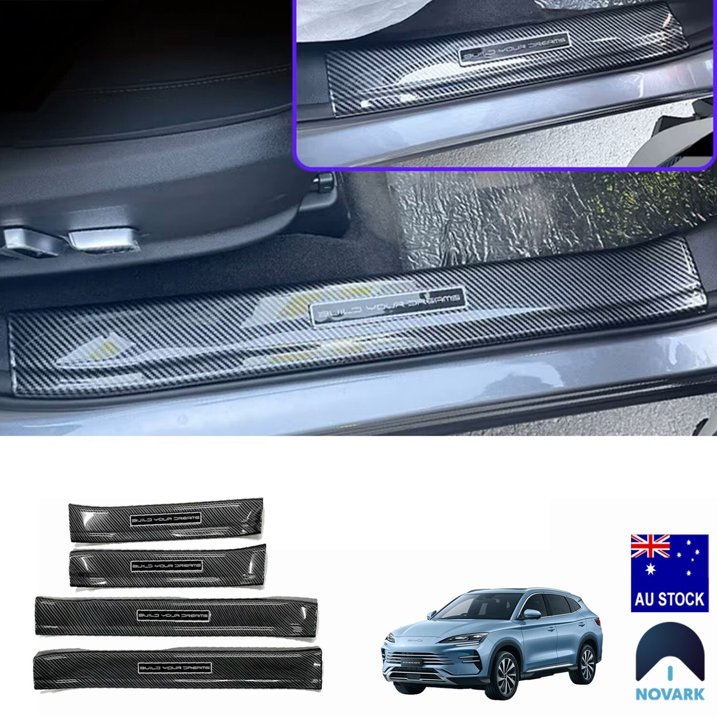 Premium Sealion 6 24-25 Door Sill Scuff Protection Plates 4PC/8PC
