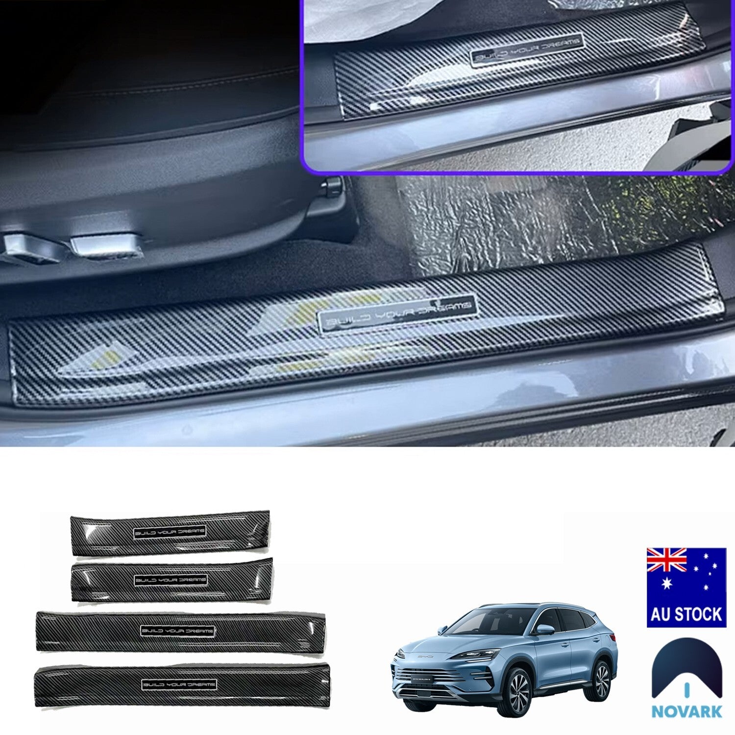 Premium Sealion 6 24-25 Door Sill Scuff Protection Plates 4PC/8PC