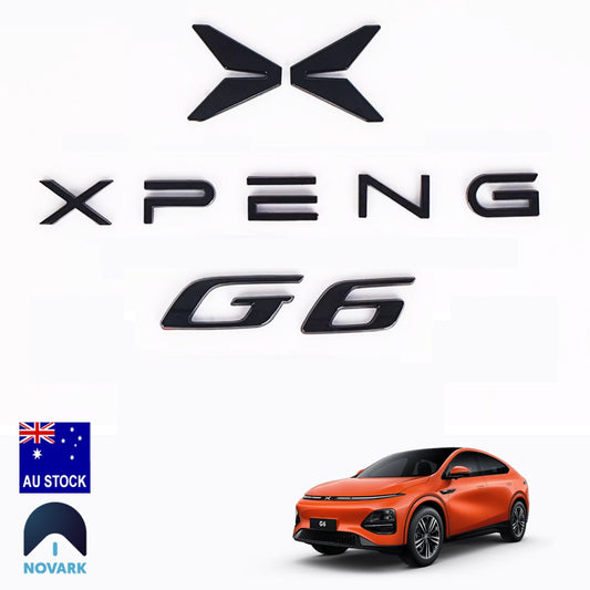Xpeng G6 Glossy Black Logo Emblems Cover – Alloy Xpeng Accessories