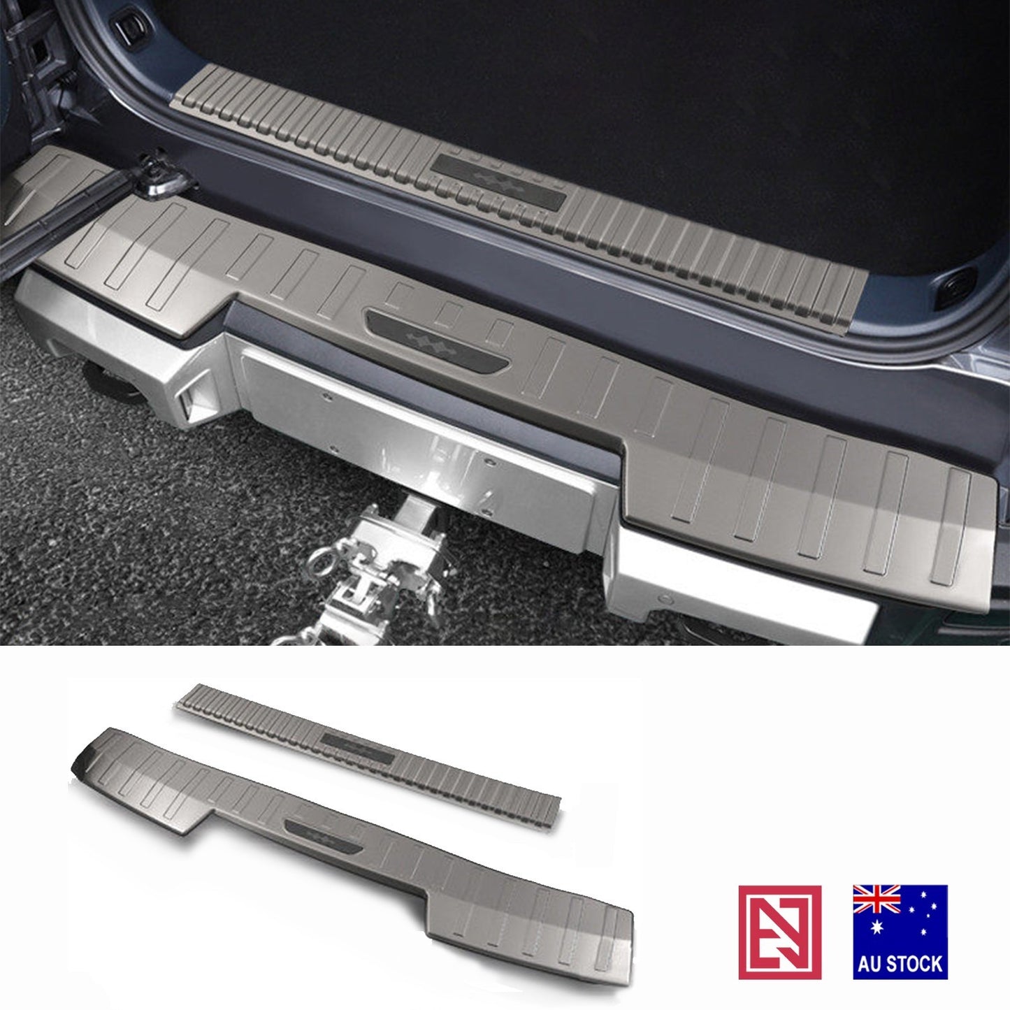 Denza B5 2026+ Premium Boot Sill Stainless Steel Cover Trunk Sill Guard 2P Combo