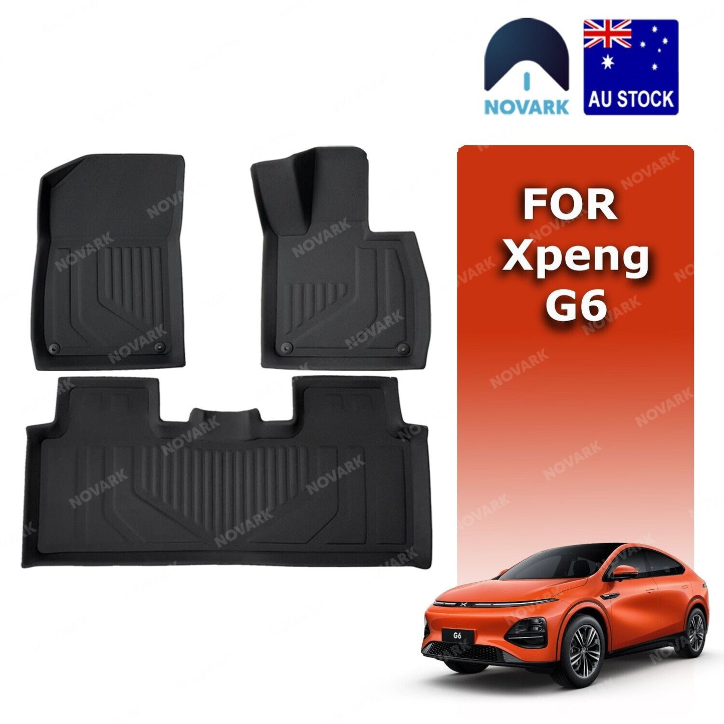 PRE-ORDER!:All-Weather Xpeng G6 Floor Mats Boot Liner 3D XPE/Carpet