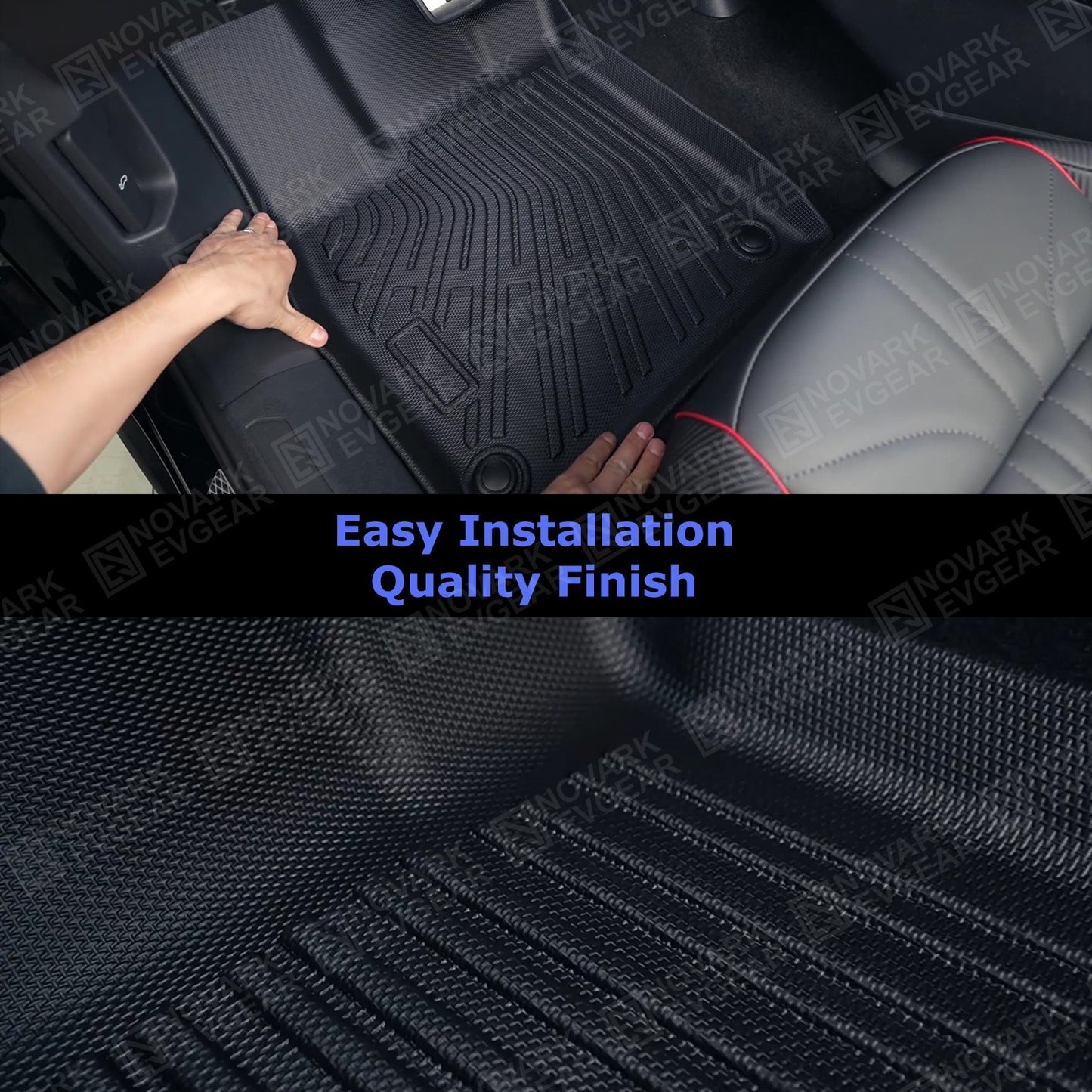 Pre-order! Zeekr 7X 2025+ All-Weather Floor Mats with Carpet Overlay Boot Liner