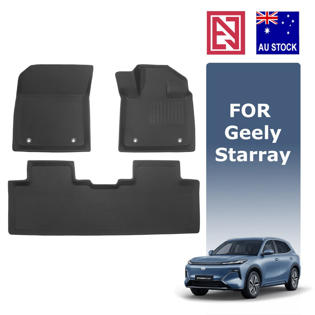 Geely Starray All-Weather XPE/Carpet Floor Mats Boot liner Rear Trunk Mat 2025+