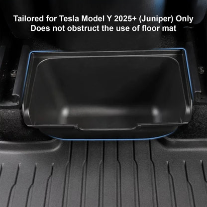 Tesla Model Y Juniper 2025+ Rear Seat Center Organizer Backseat Storage Bin