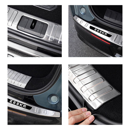 Zeekr 7X 2025+ Premium Boot Sill Stainless Steel Cover Trunk Sill Guard 2P Combo