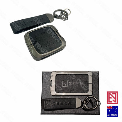 Zeekr X 2026 Facelifted Key Fob /Card Holder Zinc Alloy Frame Leather Finish