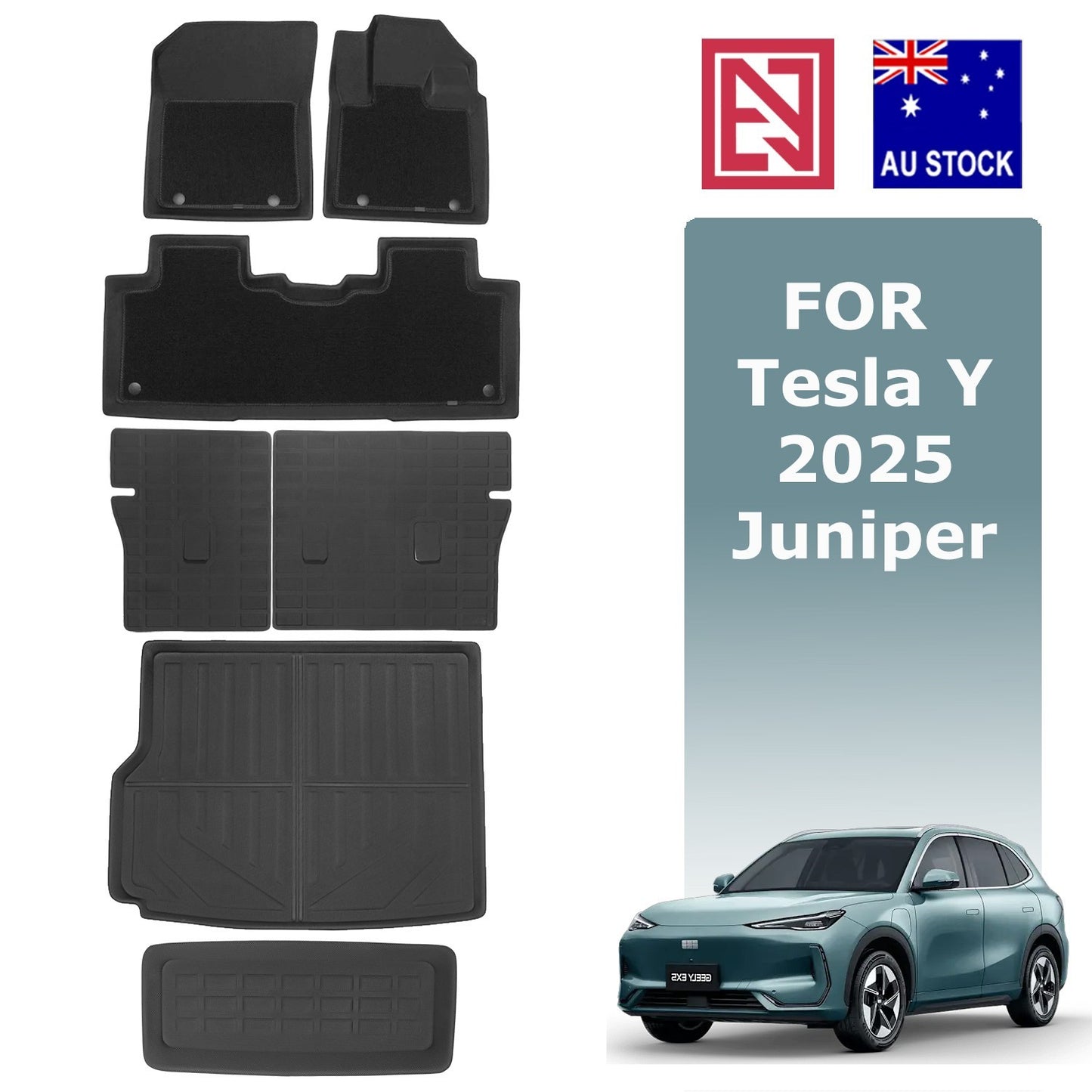 Geely EX5 All-Weather XPE/Carpet Floor Mats Boot liner Rear Trunk Mat