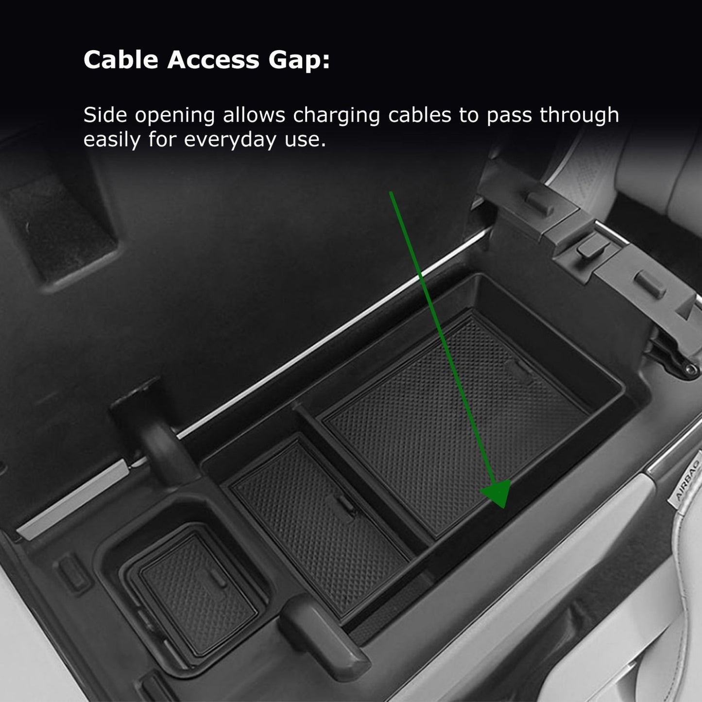 Zeekr 7X Center Console Armrest Storage Organiser Full Coverage Tray Organiser
