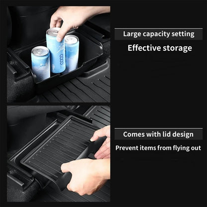 Tesla Model Y Juniper 2025+ Rear Seat Center Organizer Backseat Storage Bin