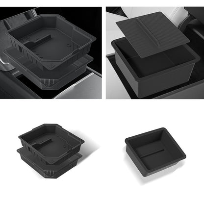 Tesla Model Y 2025 Juniper Center Console Armrest Organiser Trays Cup Holder
