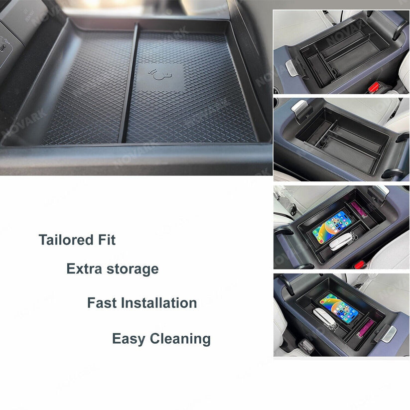 Console Rear Lower Tray Xpeng G6 Center Console Armrest Storage Organiser Lower Console Tray A ...