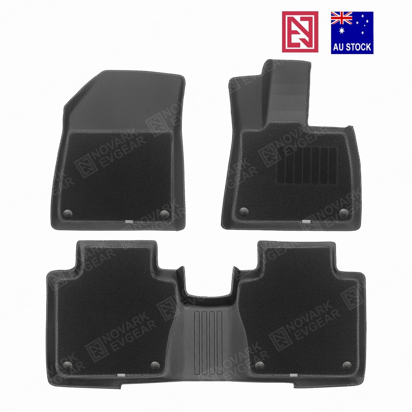 Pre-order! Zeekr 7X 2025+ All-Weather Floor Mats with Carpet Overlay Boot Liner