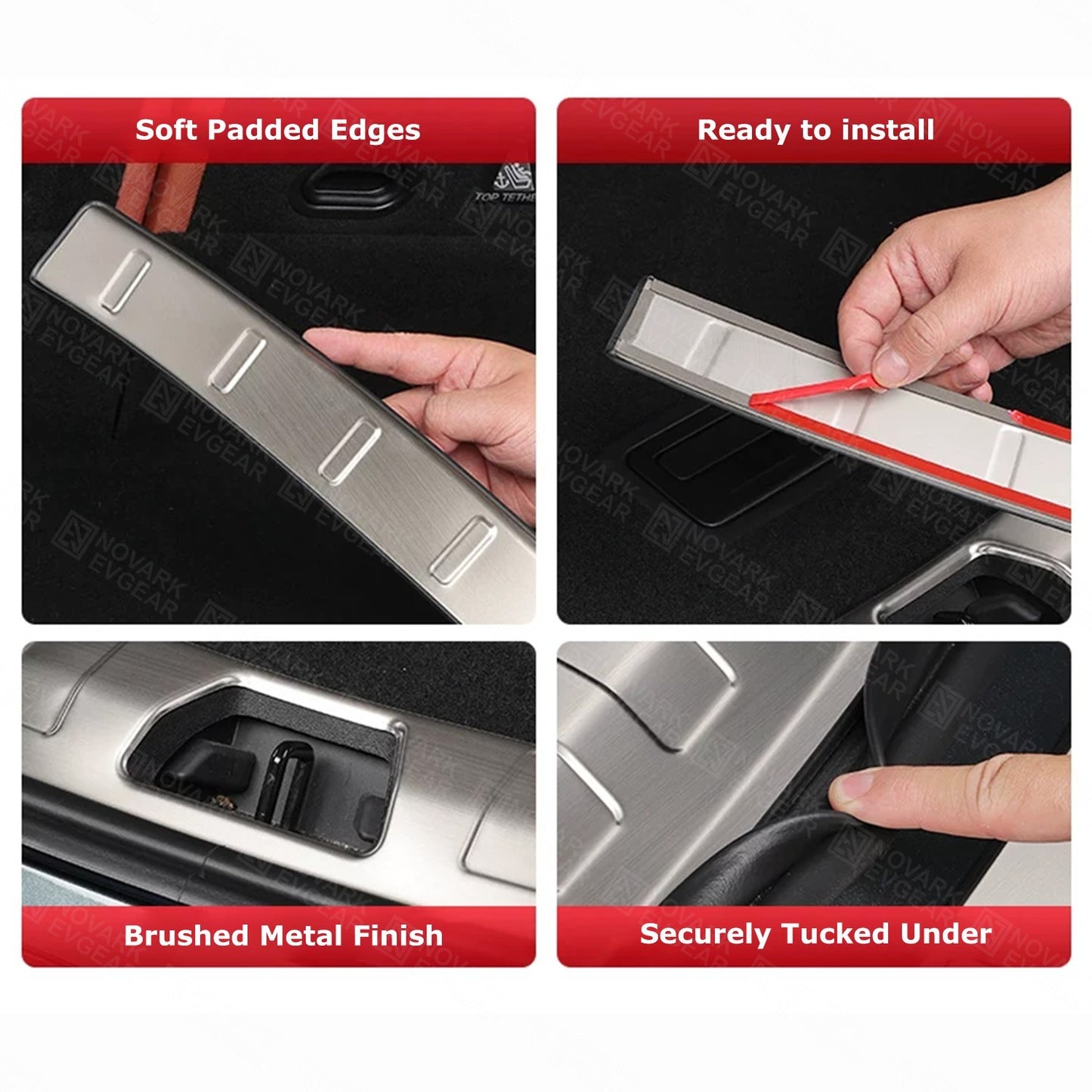 BYD Sealion 8 Premium Stainless Steel Boot Sill Cover Trunk Sill scuff 2PC
