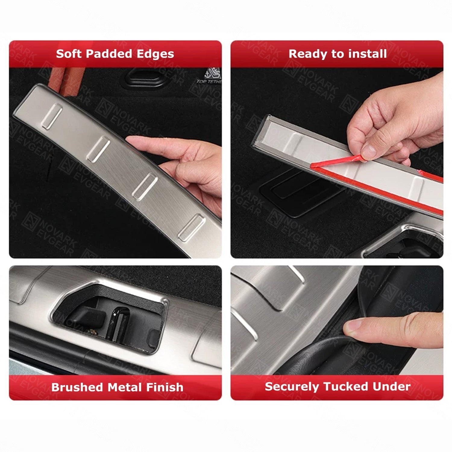 BYD Sealion 8 Premium Stainless Steel Boot Sill Cover Trunk Sill scuff 2PC