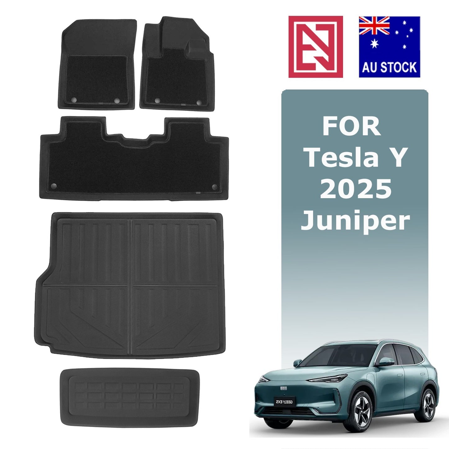 Geely EX5 All-Weather XPE/Carpet Floor Mats Boot liner Rear Trunk Mat