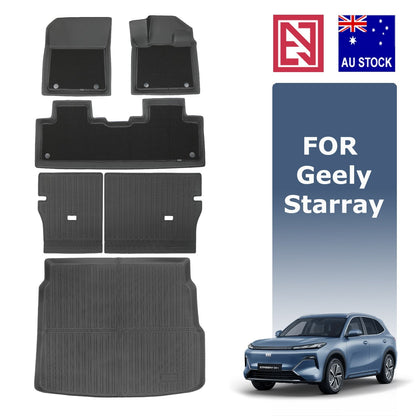 Geely Starray All-Weather XPE/Carpet Floor Mats Boot liner Rear Trunk Mat 2025+