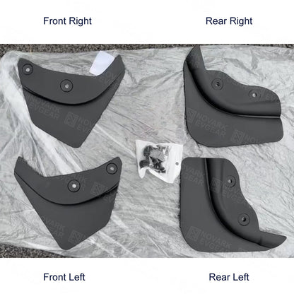 Tesla Model Y Juniper 25+ Mud Flaps Splash Guards Mudguard Fender TPE