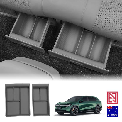 Zeekr 7X Rear Seat Lower Storage Tray Organiser Under the Seat Drawers Protector