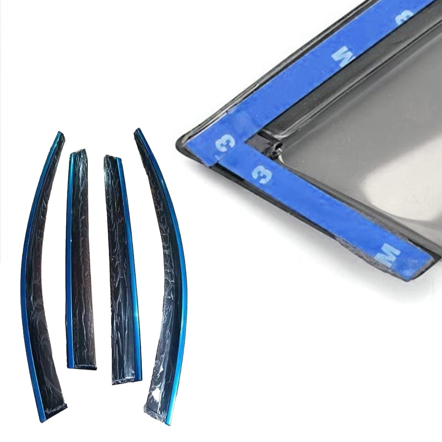 BYD SEALION 7 25+ Weather Shields Window Visor Weathershields Stainless Steel PC