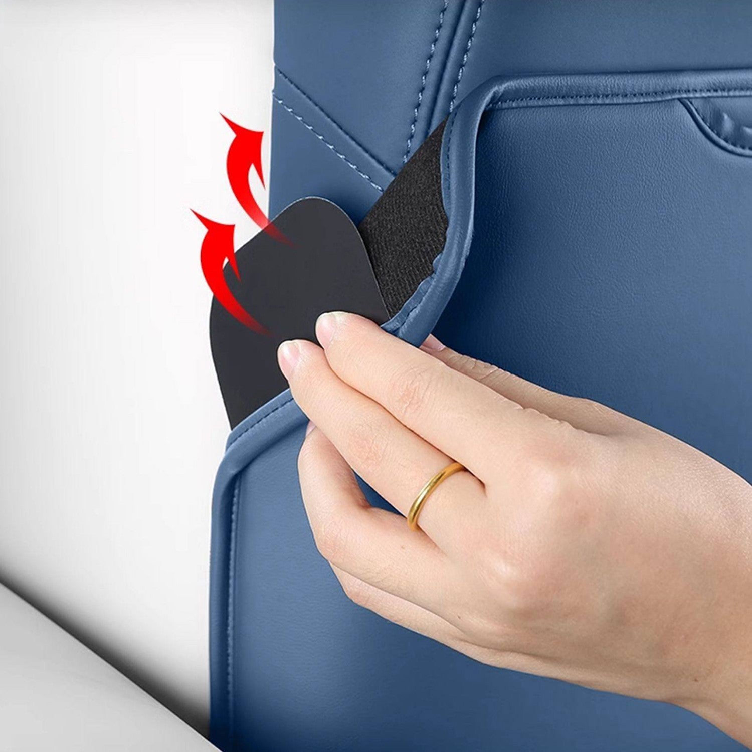 Car Seat Anti-Kick Mats for Zeekr X 2024+ PU Leather Protector