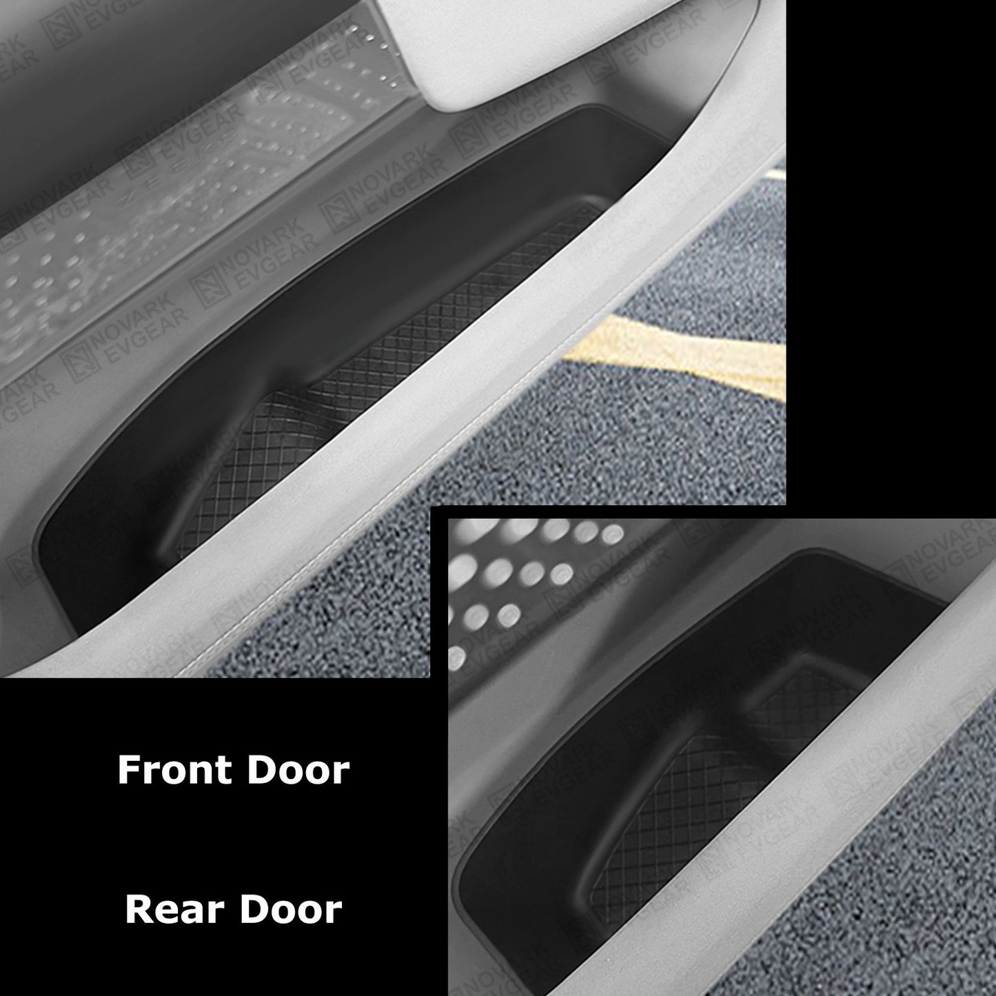 Zeekr 7X Door Lower Storage Organiser Tray Accessories Door Protection Box