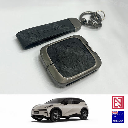 Zeekr X 2026 Facelifted Key Fob /Card Holder Zinc Alloy Frame Leather Finish