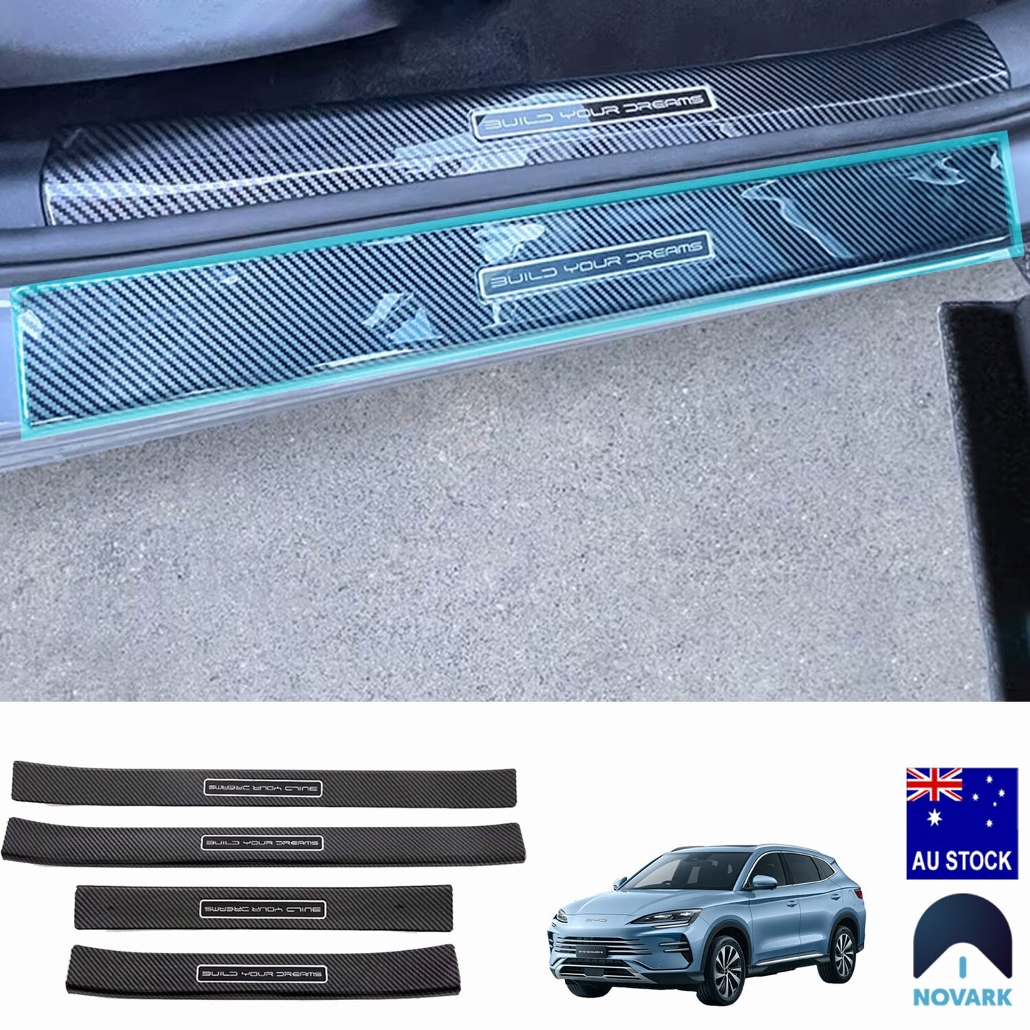 Premium Sealion 6 24-25 Door Sill Scuff Protection Plates 4PC/8PC
