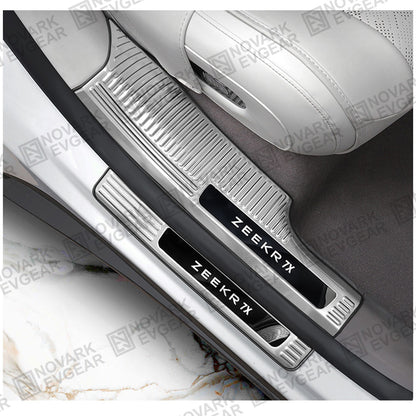 Pre-order: Premium Zeekr 7X 2025+ Door Sill Scuff Stainless Steel Plates 8PC