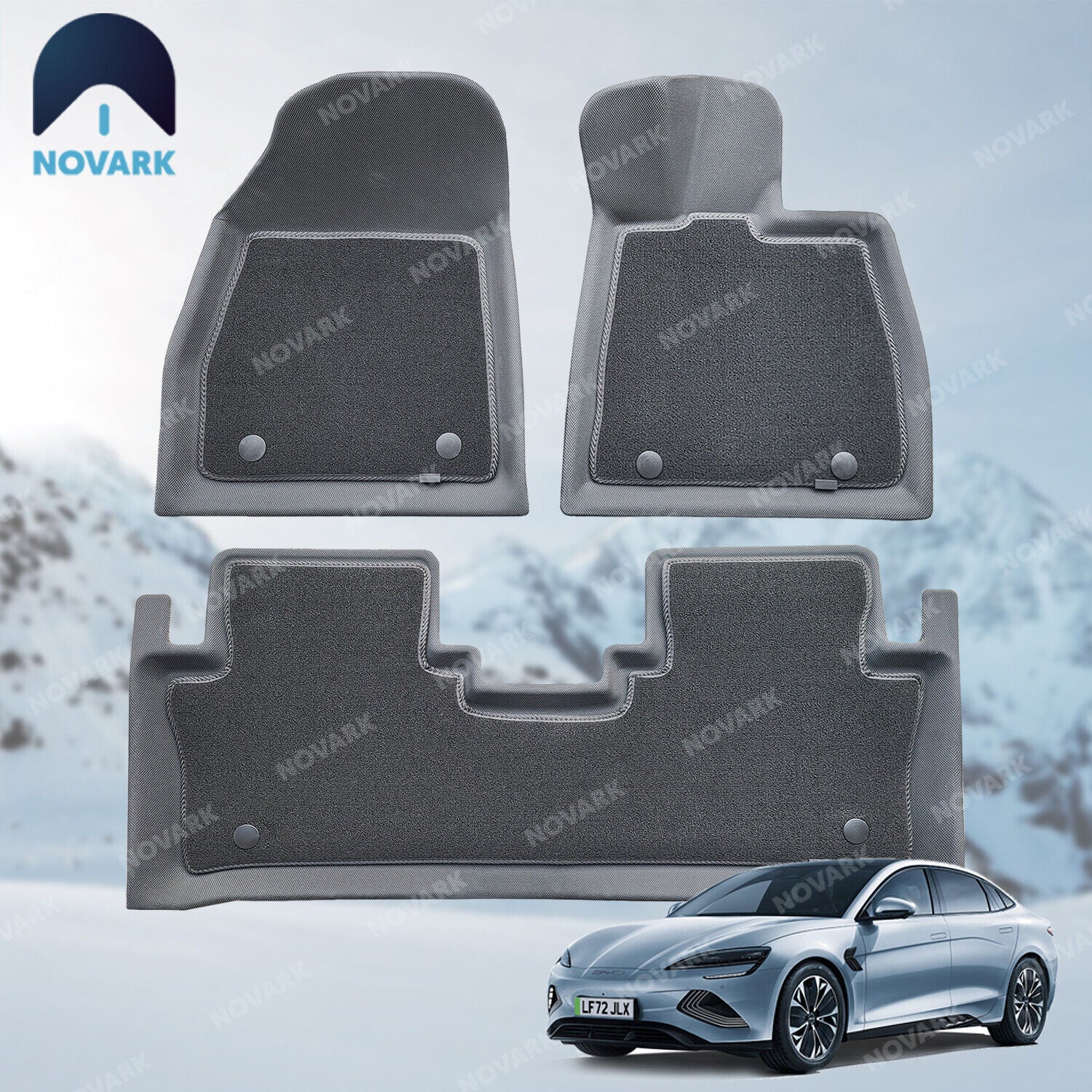 All-Weather BYD Seal Floor Mats Carpet + XPE Boot Liners Trunk Mat Full Set