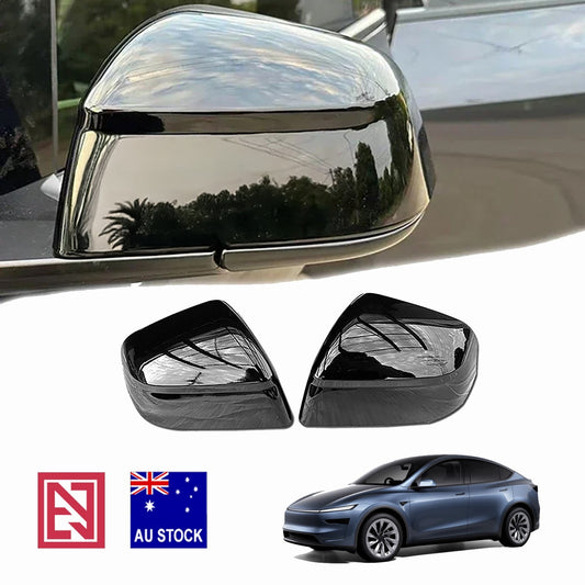 TESLA Model Y Juniper 25+ Side Mirror Protector Covers Black