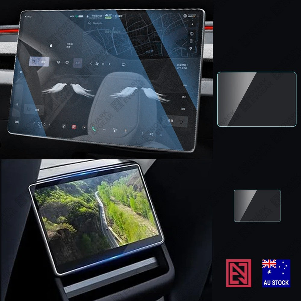 Clear/Matte Tesla Model Y Juniper 2025+ Screen Protector Tempered Glass Cover