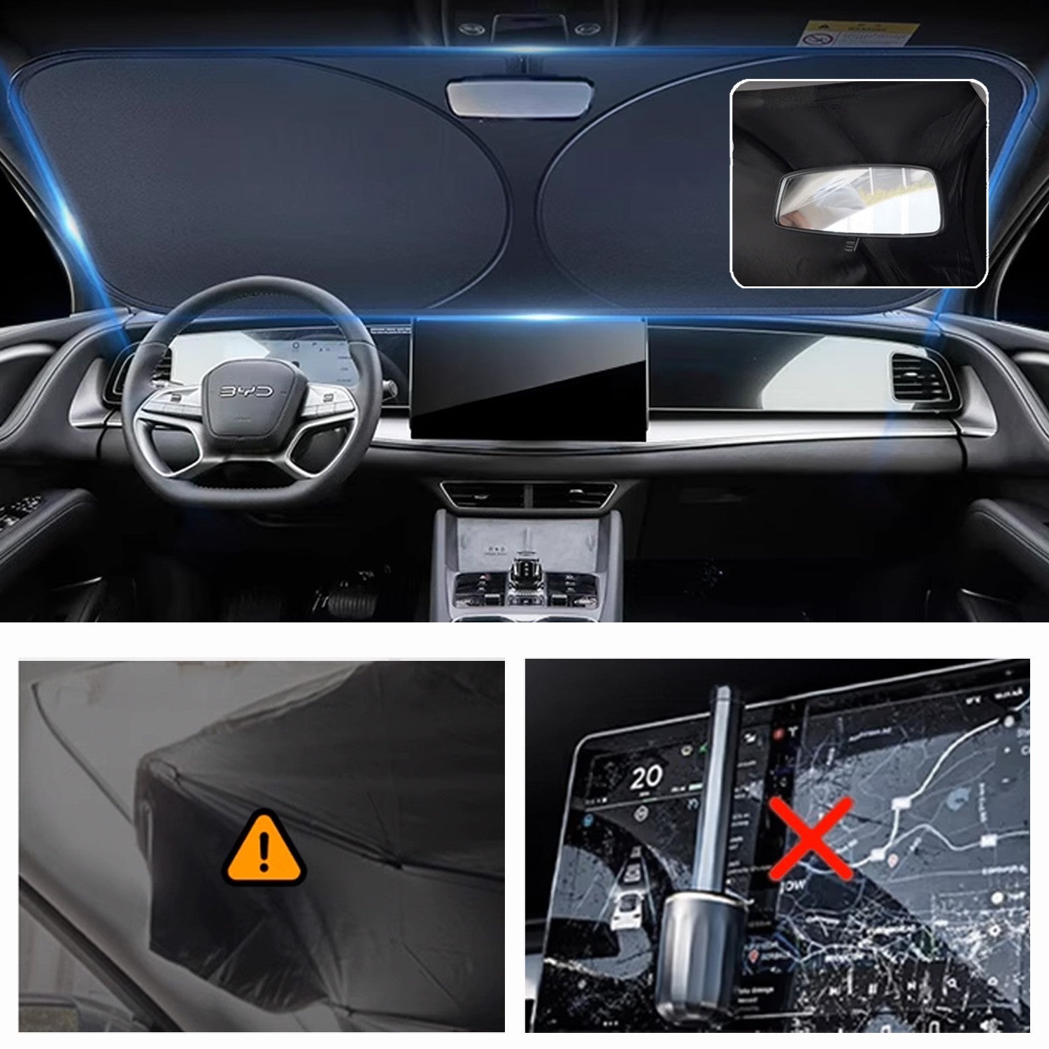 BYD Sealion 7 2025+ WindScreen Sun Shade WindShield Protector Sunshade
