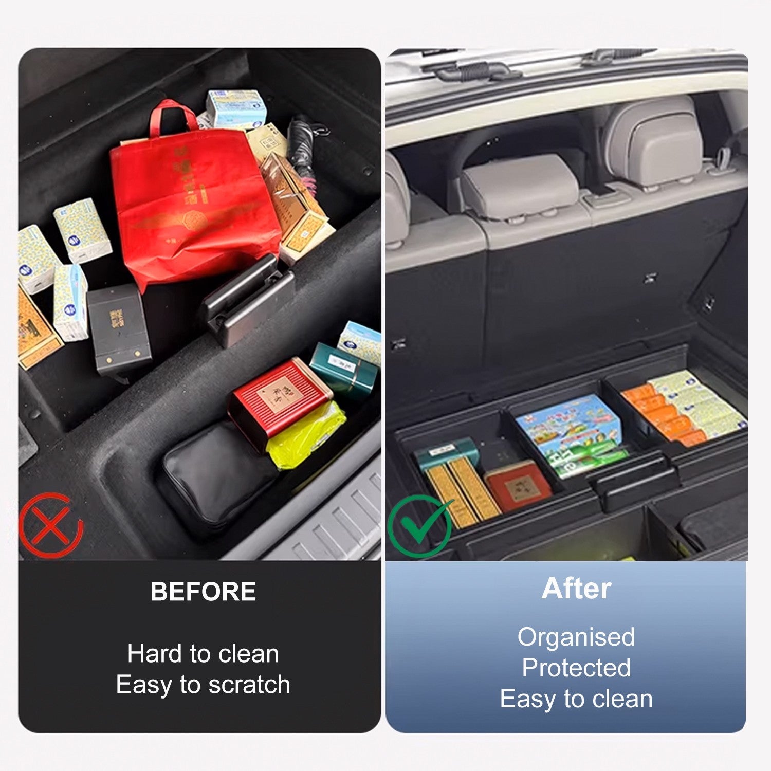 Zeekr 7X 2025+ Boot Trunk Large Storage Tray Lower Storage Box Organiser