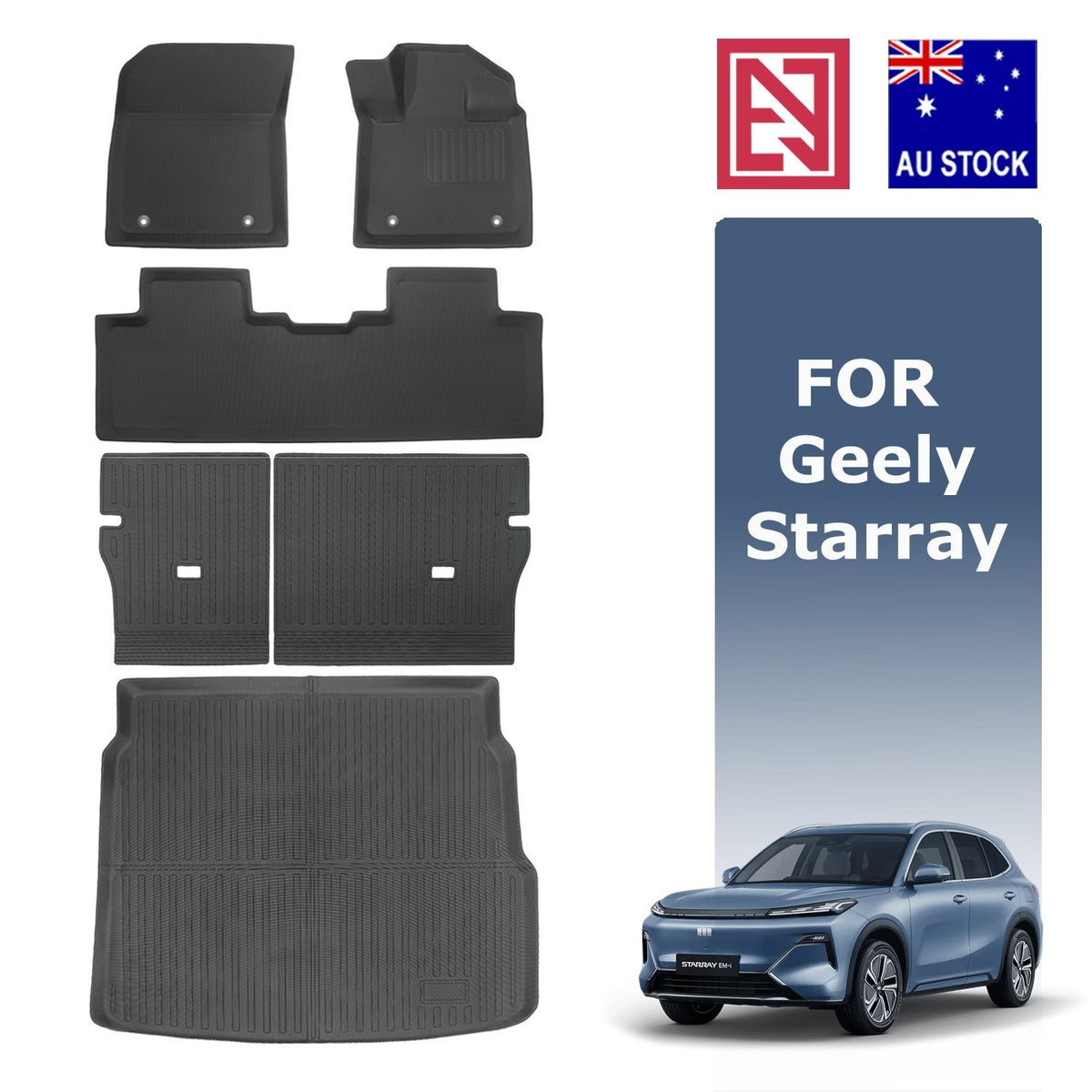 Geely Starray All-Weather XPE/Carpet Floor Mats Boot liner Rear Trunk Mat 2025+