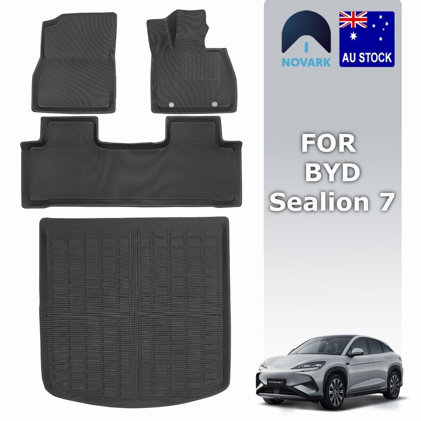 PRE-ORDER! All-Weather BYD Sealion 7 Floor Mats Boot Liner 3D XPE/Carpet