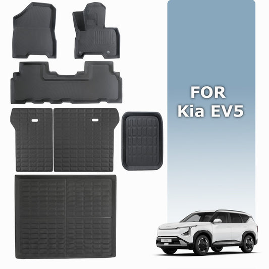 All-Weather 3D Kia EV5 Floor Mats Boot Liner 3D XPE/Carpet