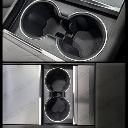 Tesla Model Y 2025 Juniper Center Console Armrest Organiser Trays Cup Holder